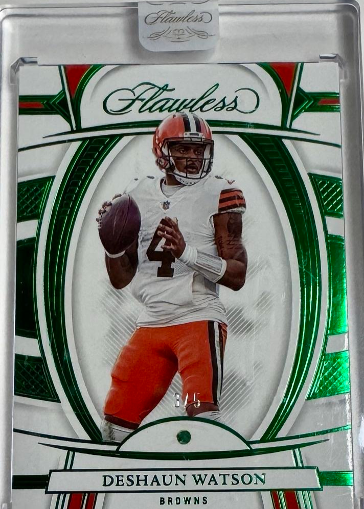 2022 Deshaun Watson Panini Flawless Emerald #13